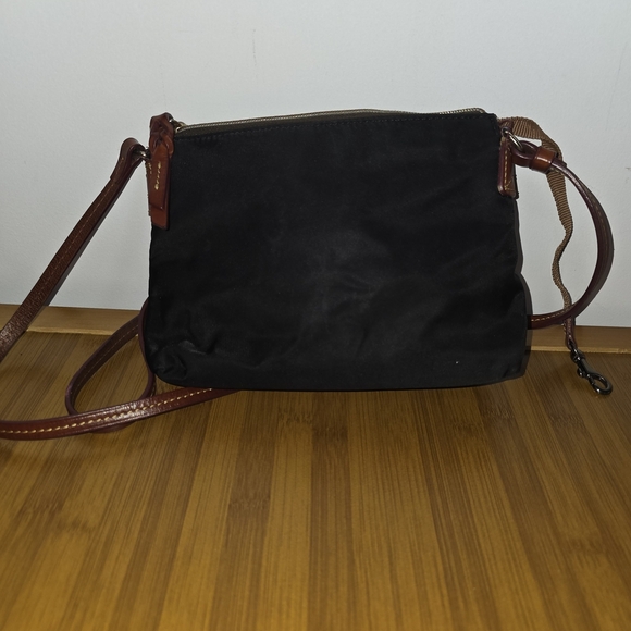 Dooney & Bourke Black and Brown Crossbody Bag - Picture 2 of 4